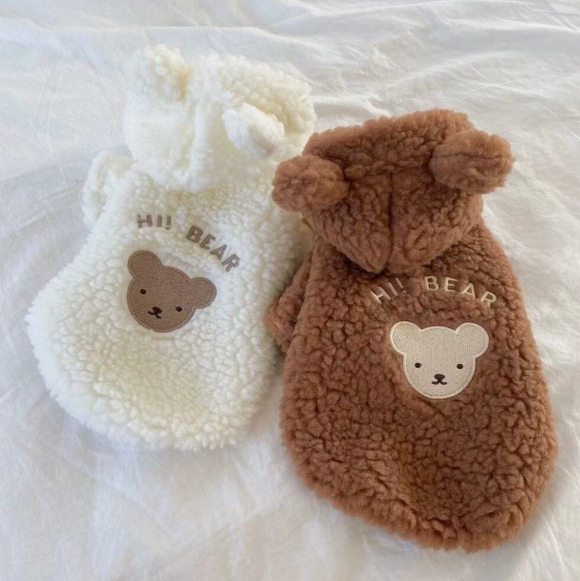 韓國INS熊圖案連帽外套（PC-0005）