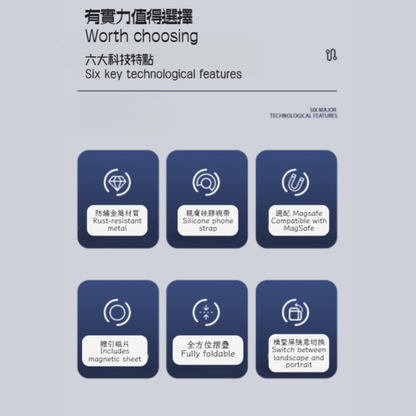 New Magnetic Phone Ring Holder Stand (CA-0001)