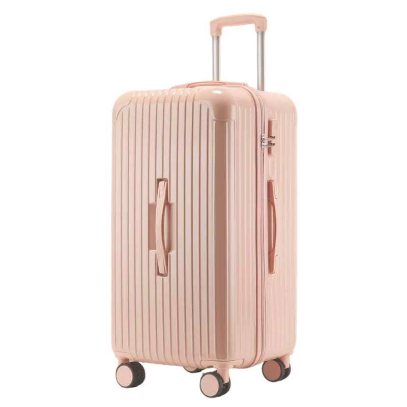 Spinner Wheel Luggage – Large Capacity, Sturdy & Durable Travel Suitcase (Lotus Pink – Sports Thickened Edition)  (TR-HARD-0045)