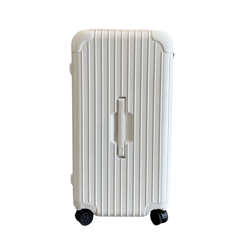 Little Fresh Suitcase – 7:3 Split Lightweight Travel Luggage (White) (TR-HARD-0009)