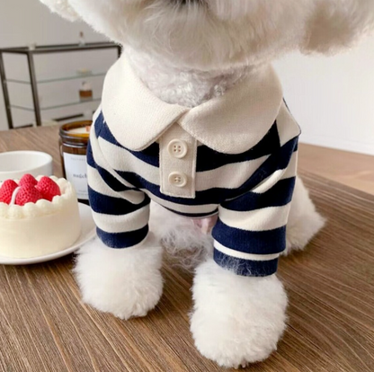 春夏條紋輕薄 POLO 衫（PC-0006）