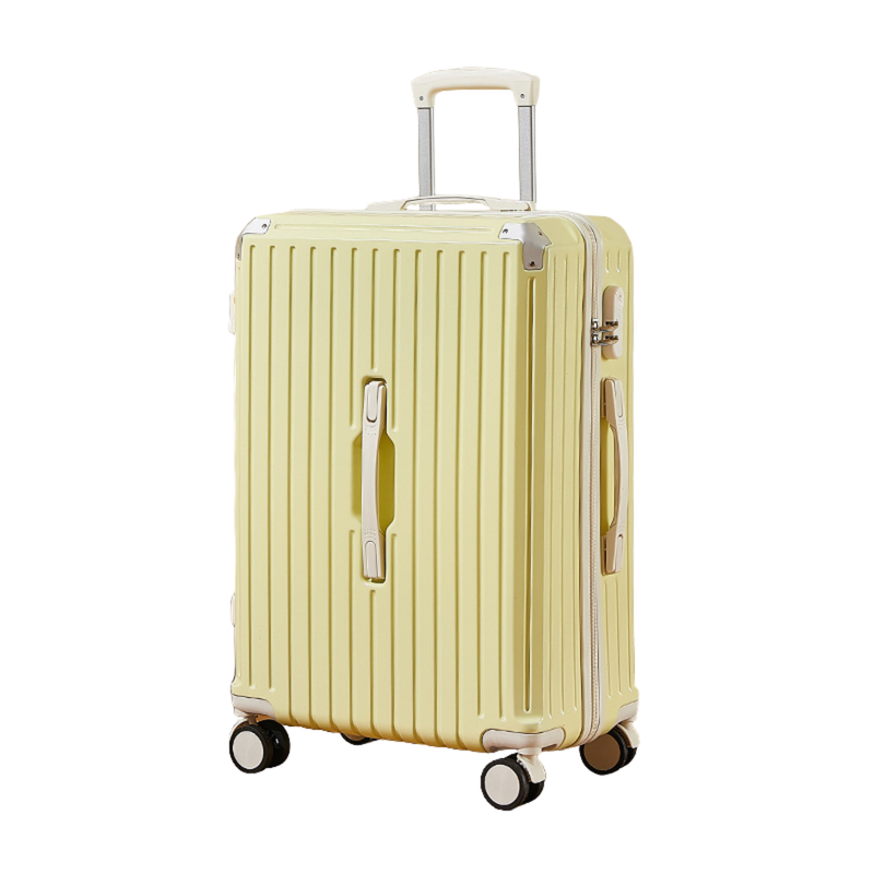 Multifunctional Suitcase – Anti-Collision, Multi-Function Handle (Cheese Yellow) (TR-HARD-0054)