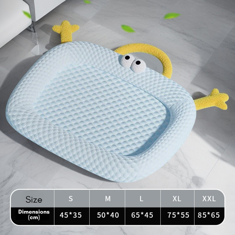 3D Cooling Ice Bean Pet Mat – Cute Chick Design, Breathable Summer Cooler (PB-BS-0002)