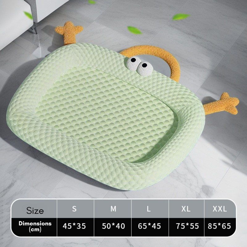 3D Cooling Ice Bean Pet Mat – Cute Chick Design, Breathable Summer Cooler (PB-BS-0002)