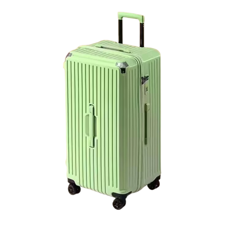 Large Capacity Durable Suitcase – Spinner Wheels (Fresh Green) (TR-HARD-0035)