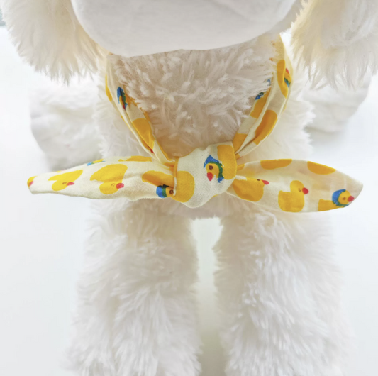 Cute little yellow duck scarf (2 pcs set)