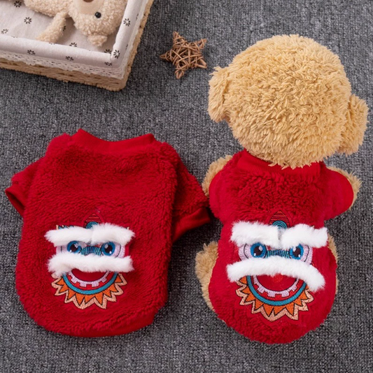 Cute Festive Tang Suit for Cats (PC-0006)