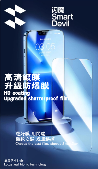 iPhone螢幕保護貼2片裝（CP-0002）