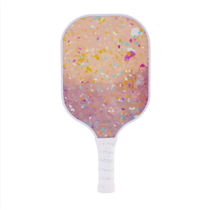 Pink Confetti Design Pickleball Paddle – Lightweight Durable High-Performance Choice (PKR-0008)