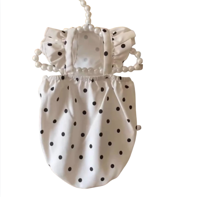Polka Dot Princess Dress – Lightweight Breathable Summer Pet Clothes, UV Protection (PC-PCS-0002)