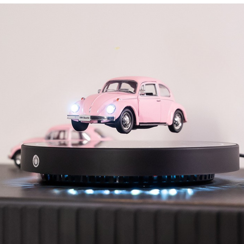 Magnetic Levitation 1:36 Diecast Pink Beetle Car (IP-0042)