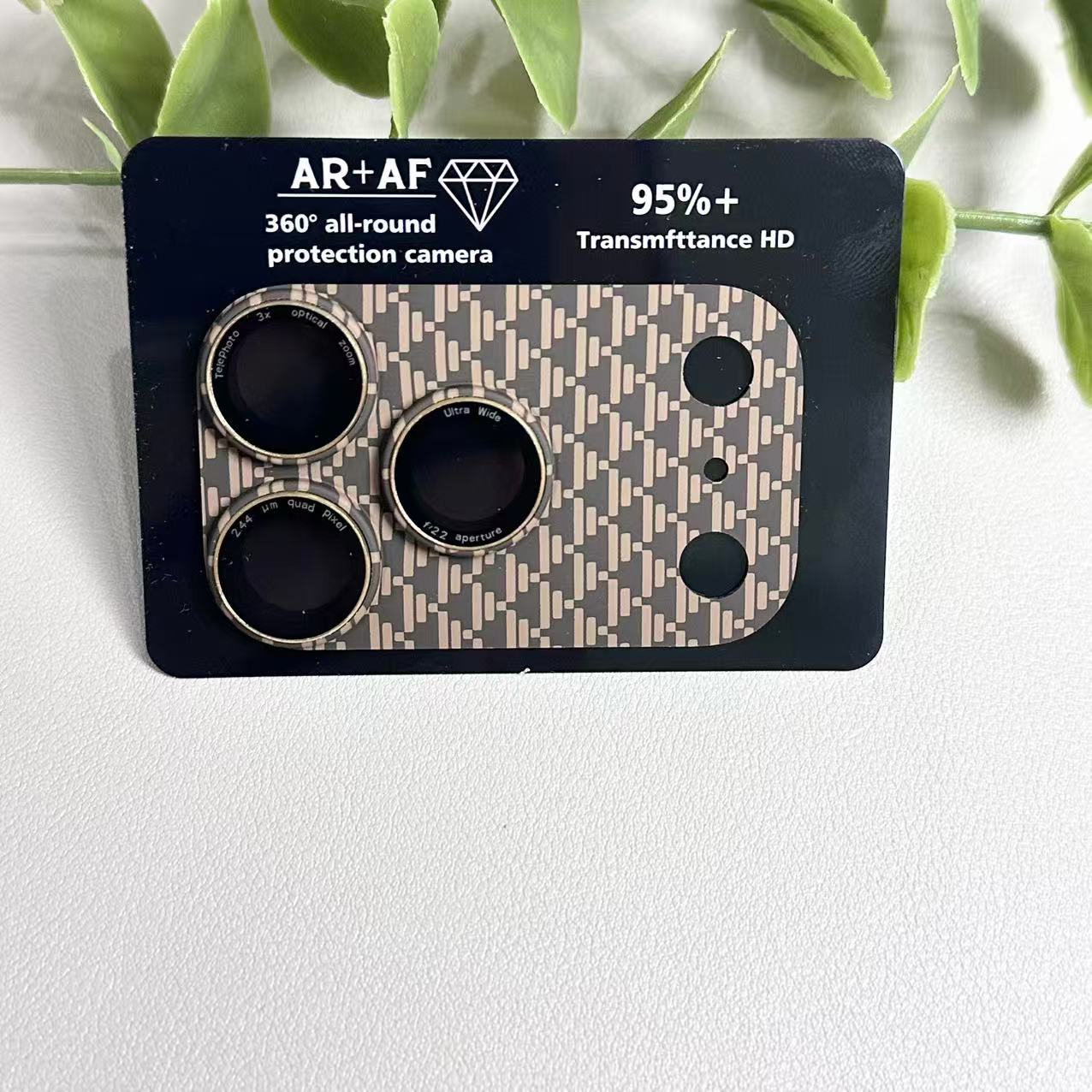 iPhone 17 Pro 鏡頭膜一體式底殼，搭配後置相機保護膜 (CA-0003)