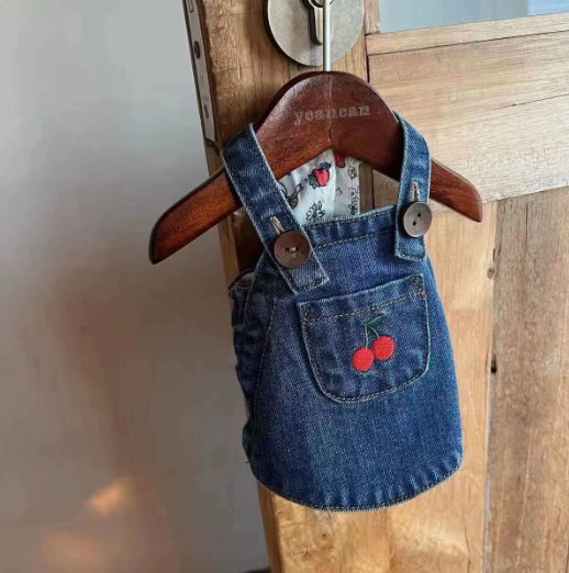 New denim dress for dogs and cats (buy one get one Free - same size) (PC-0007)