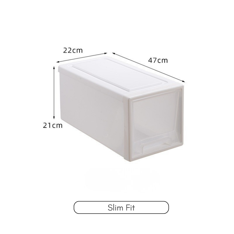 Drawer‑Type Storage Organizer – Plastic Clothes & Underwear Storage Box (HS-BO-0003)