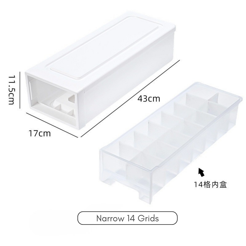 Drawer‑Type Storage Organizer – Plastic Clothes & Underwear Storage Box (HS-BO-0003)