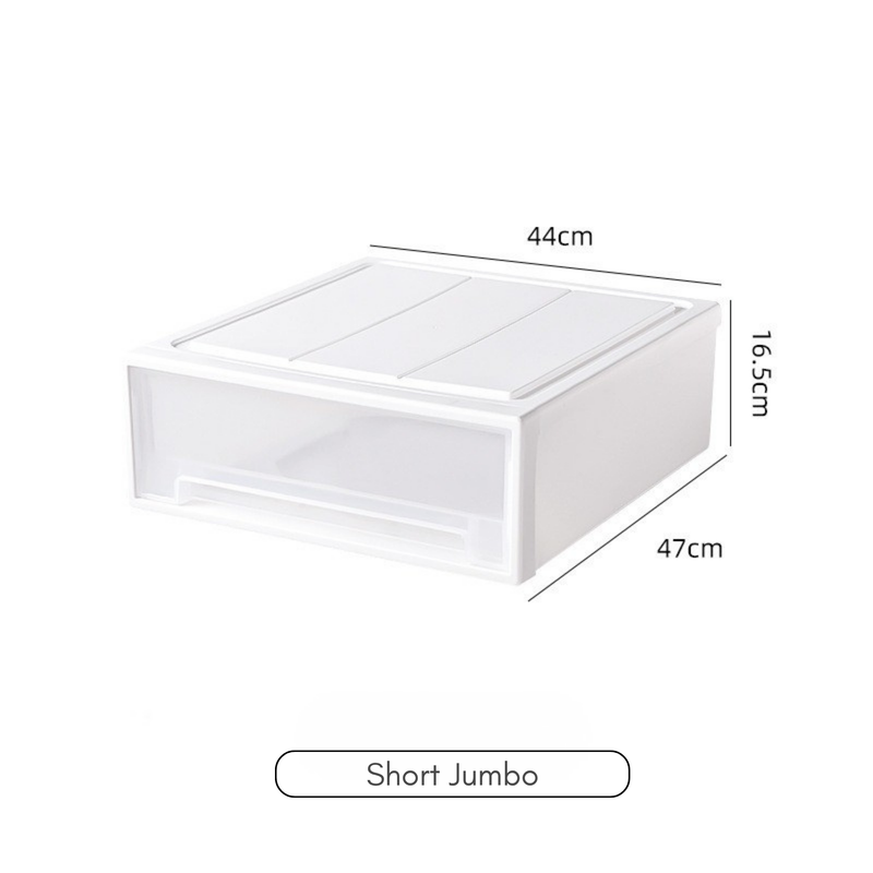 Drawer‑Type Storage Organizer – Plastic Clothes & Underwear Storage Box (HS-BO-0003)
