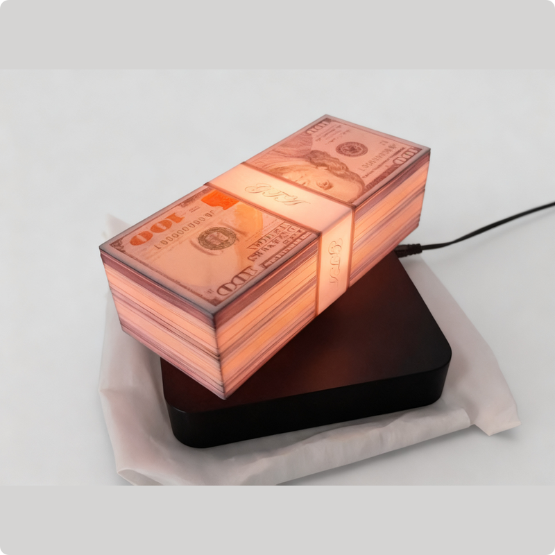 Maglev Floating Dollar & Car Lamp – Vice City Dark Tech LED Light, Cyberpunk Gamer Gift (IP-0040)