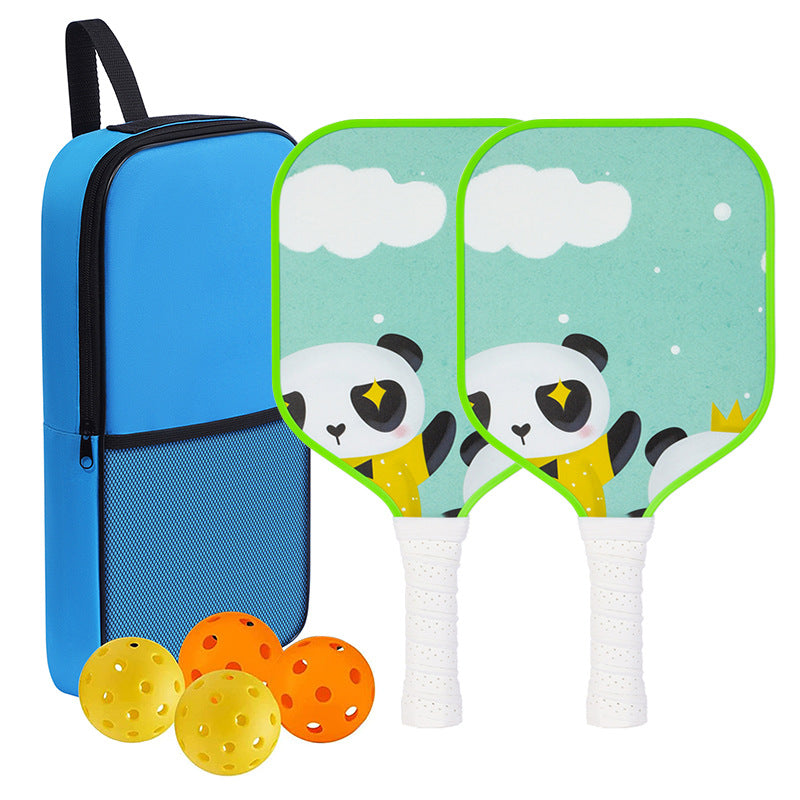 Happy Panda Pickleball Paddle – Lightweight Fiberglass for Kids (PCR-0024)