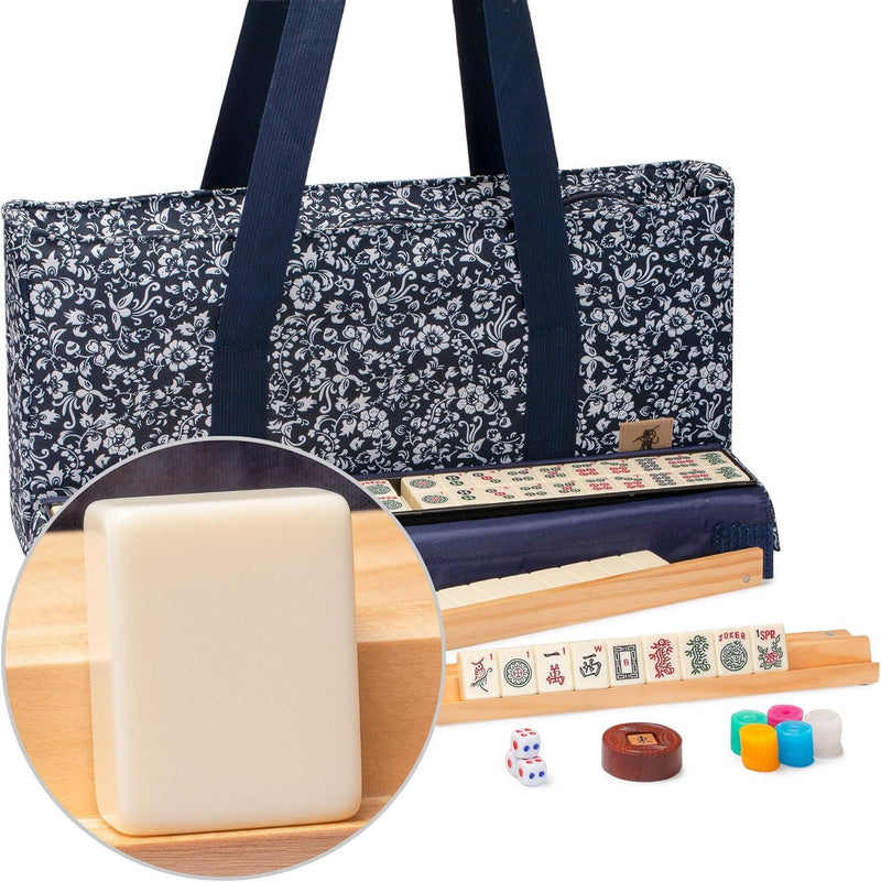 American Mahjong Storage Bag 3-Piece Set – Christmas Color – Great Gift for Mahjong Lovers  Bags only. (MJ-CP-0013)