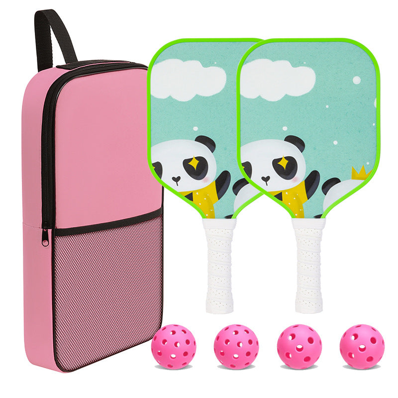 Happy Panda Pickleball Paddle – Lightweight Fiberglass for Kids (PCR-0024)