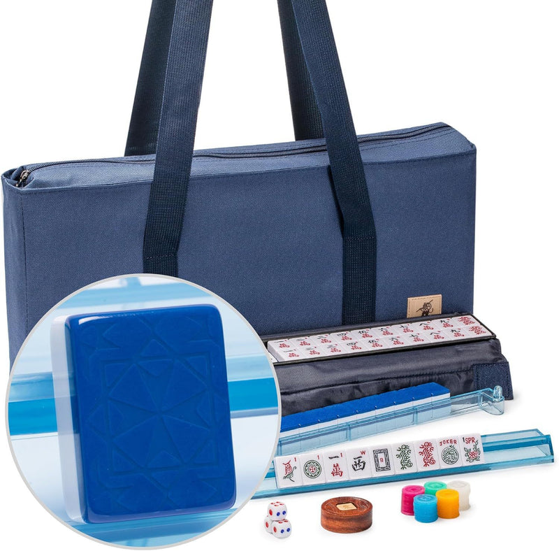 American Mahjong Storage Bag 3-Piece Set – Christmas Color – Great Gift for Mahjong Lovers  Bags only. (MJ-CP-0013)