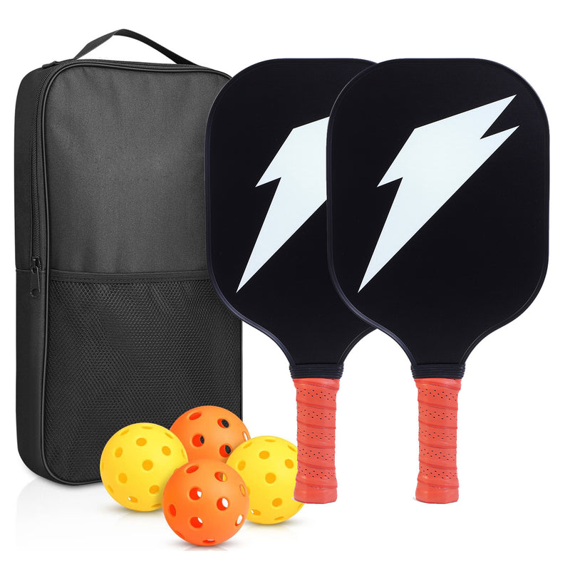 High‑Performance Carbon Fiber Pickleball Paddle – PU Handle with UV Color Printing (PKR‑0003)