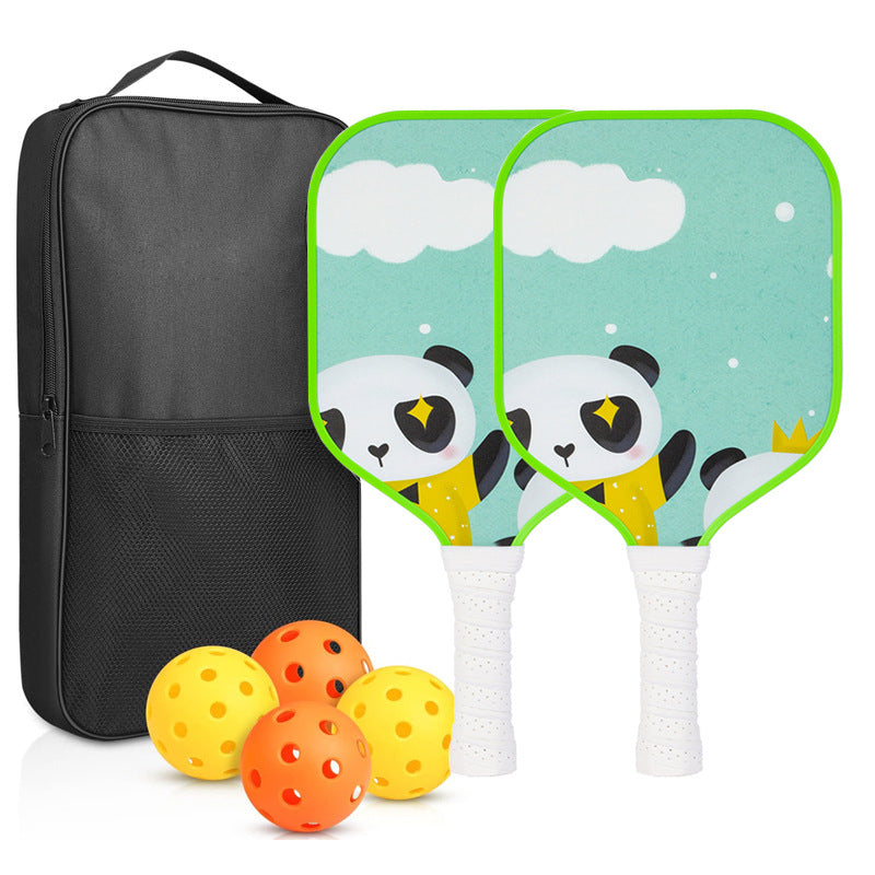 Happy Panda Pickleball Paddle – Lightweight Fiberglass for Kids (PCR-0024)
