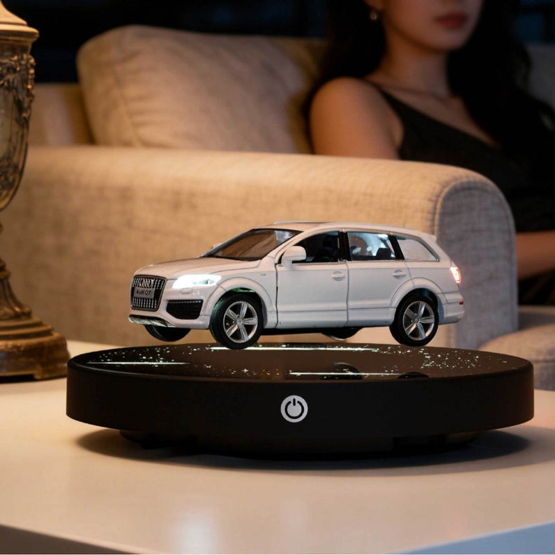 Maglev 1:36 Alloy Car Model – Floating Black Tech Car Decoration with Bluetooth (IP-0041)