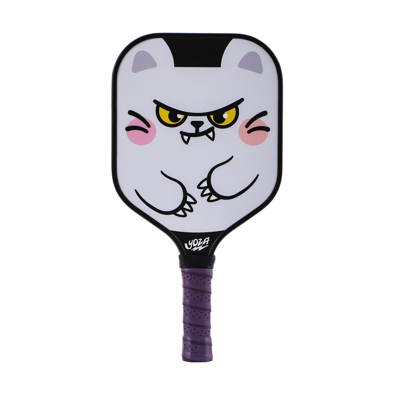 Sassy Cat Pickleball Paddle – Playful Fiberglass for Kids (PCR-0041)