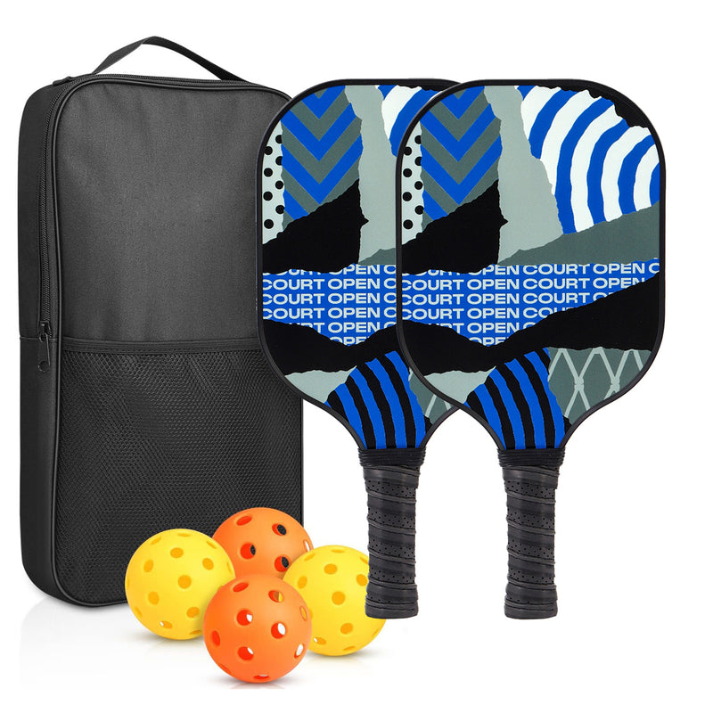 Stylish Fiberglass Pickleball Paddle – Lightweight Durable Design (PKR‑0006)