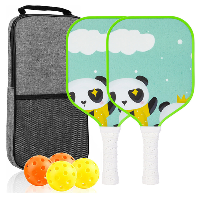 Happy Panda Pickleball Paddle – Lightweight Fiberglass for Kids (PCR-0024)