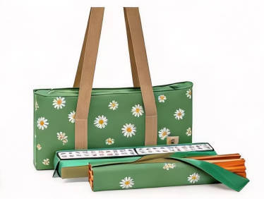 American Mahjong Storage Bag 3-Piece Set with Tiles - Complete Mahjong Set – Great Gift for Mahjong Lovers (MJ-CP-0014)
