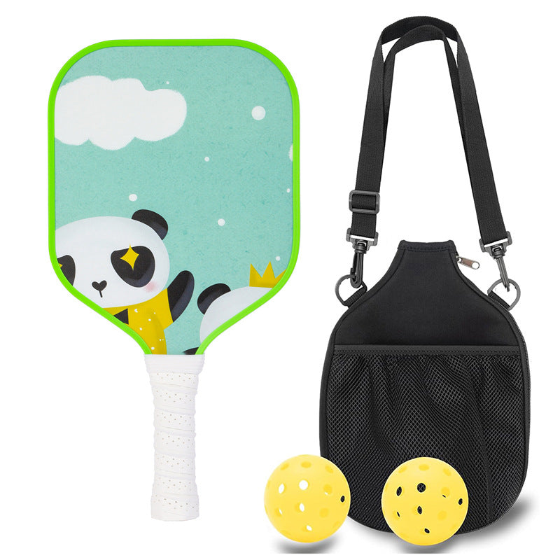 Happy Panda Pickleball Paddle – Lightweight Fiberglass for Kids (PCR-0024)
